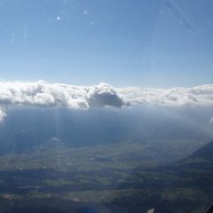 Flugwegposition um 13:23:33: Aufgenommen in der Nähe von Graz, Österreich in 2591 Meter